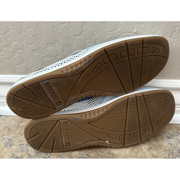 NIB Sperry Top-Sider Bluefish Blue/White Open Boat Shoes Womens Sz 11 M - Picture 7 of 7